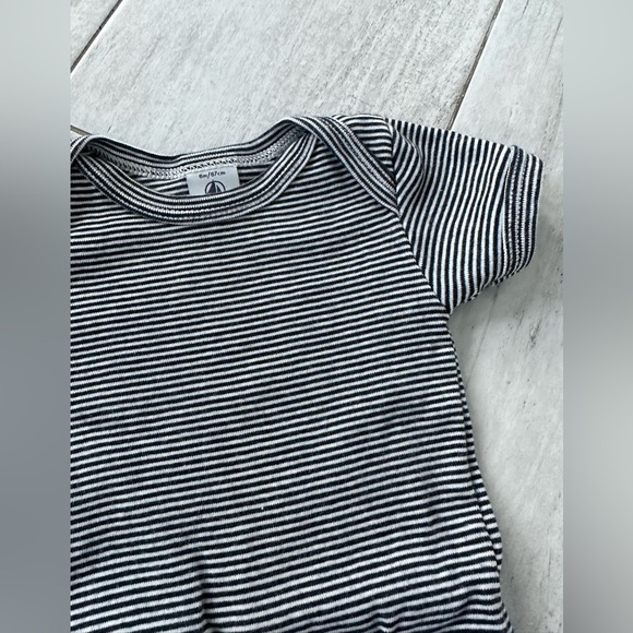 Two petit bateau striped onesies - Picture 3 of 5